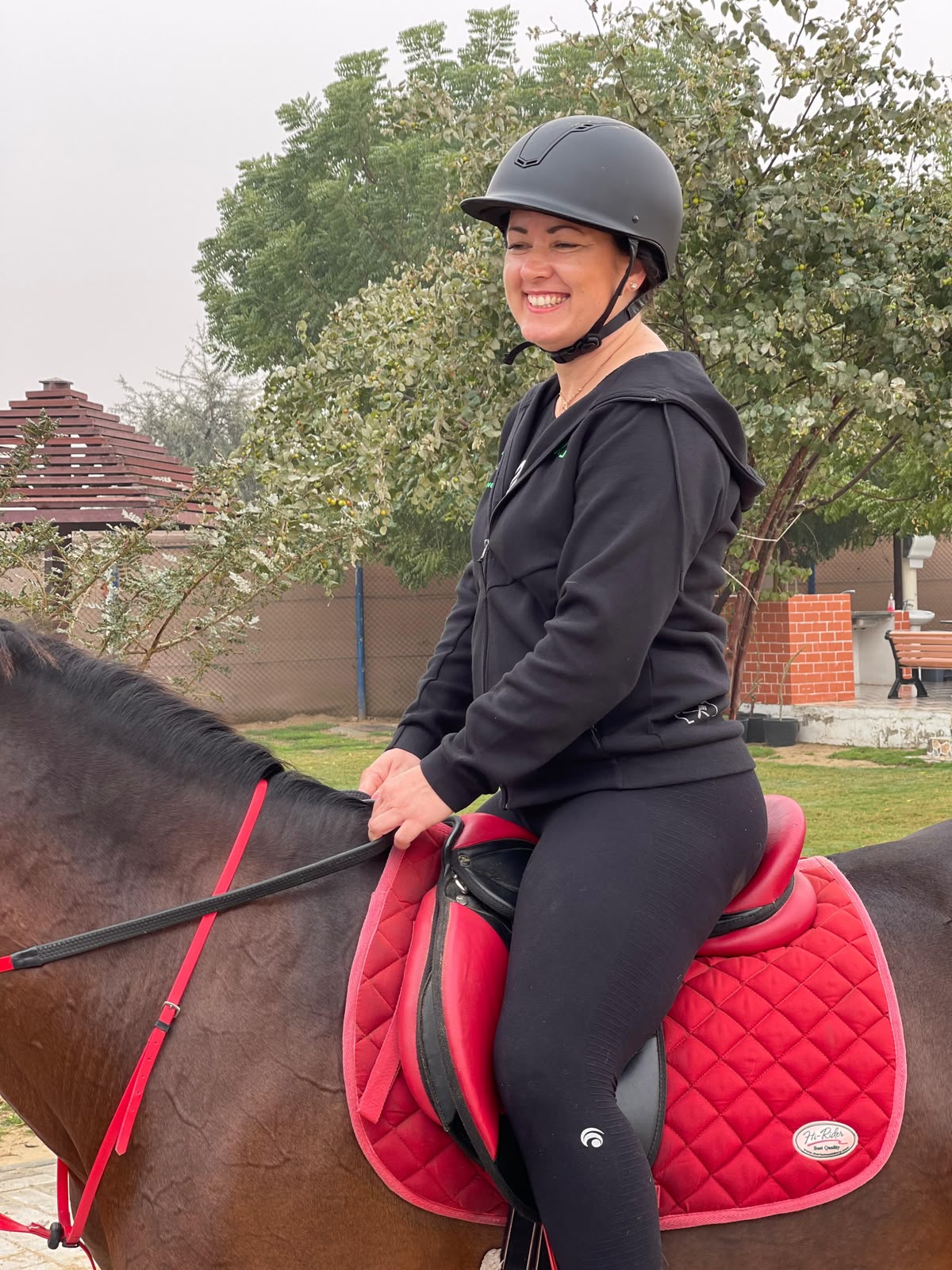 Diana beim Reiten